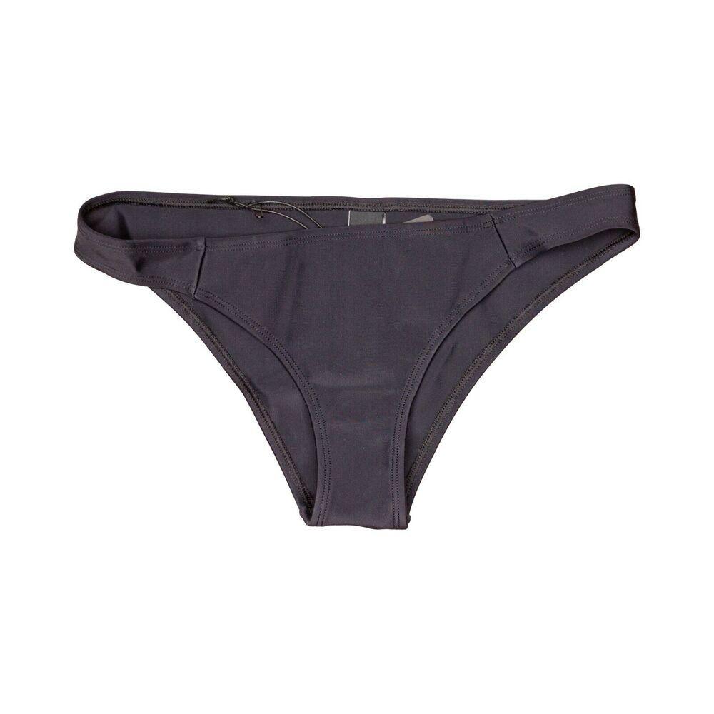 Chromat Women Solid Swim Bikini Bottoms Black Size S